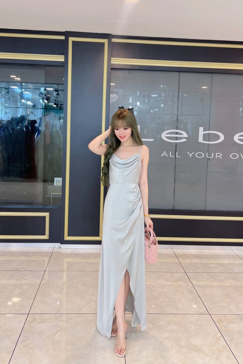 Buy Latonia maxi dinner dress Online Malaysia Candice Dressing